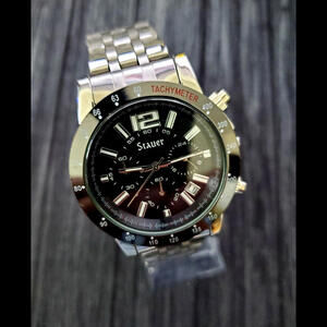 New In Box Stauer‎ 38061 Jet Setter Chronograph Mens Watch
